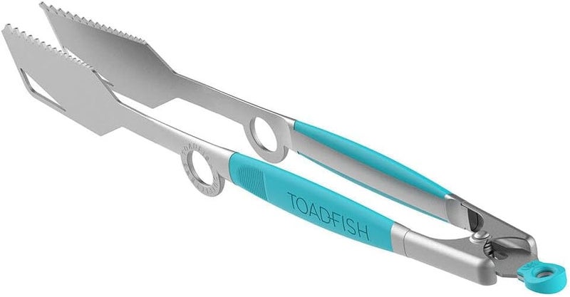 Ultimate Grill Tongs, 17-Inch Long Kitchen Tongs, Full Stainless Steel for Cooking, Grilling, BBQ